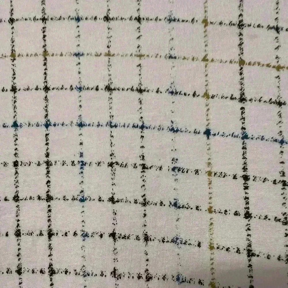 Apt. 9 | White/Colorful Dashed Checker Print Sleeveless Top | Size M - Picture 3 of 4